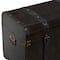Set of 3" Brown Wood Traditional Trunk, 28", 24", 20"